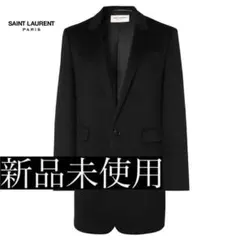 13ss saint laurent paris チェスターコート 黒 46 13AW サンローランパリ 金ボタン ダブルブレスト チェスター