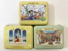 【限定】ディズニー 35周年 缶 3個セット♪ミッキー 小物入れ