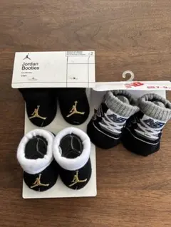 【新品未使用】ベビー靴下2種(3足)