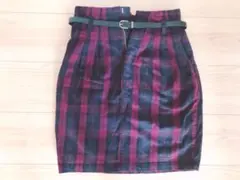 Hether チェック柄スカート