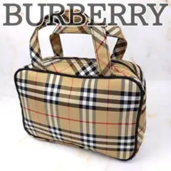バーバリーブルーレーベル ミニトート ハンドバッグ ノバチェック