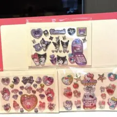 サンリオ キティ マイメロディ クロミ ボンボンドロップシール色々シールお裾分け