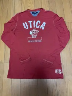 ★まとめ買いが熱い★⑮【Tommy Hilfiger】ロンT 赤 バーガンディ