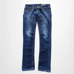 スライ ローライズデニム ストレートジーパン 色落ち加工ジーンズ 日本製