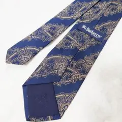 バーバリーズ ネクタイ ペイズリー 植物柄 ホースロゴ