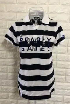 美品　パーリーゲイツ　スヌーピー　ボーダー　ポロシャツ