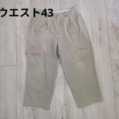 90s Tommy Bahama ツータックパンツ ベージュ 極太