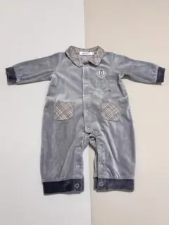 【美品】SLAP SLIP ベロアカバーオール★70cm