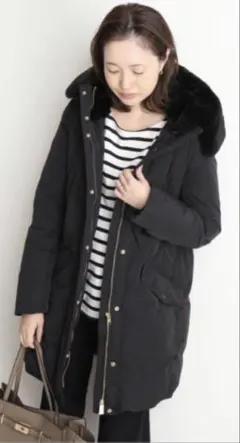 ウールリッチ SLOBE IENA別注　コクーンパーカ　黒ダウン