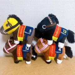サラブレッドコレクション　ぬいぐるみ4種　馬　競馬　プレゼント　新品❤️