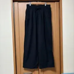 しまむら　SEASONREASON ワイドパンツ黒