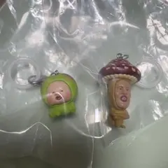 こびとづかん めじるしアクセサリー スモモノウチ ベニキノコビト 2個セット