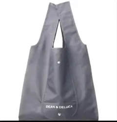 DEAN＆DELUCA♪人気 厚手　折りたたみ　エコバッグ　シンプルグレー