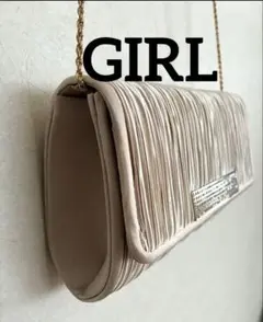 ⭐️GIRL ⭐️パーティバッグ　シャンパン　2way