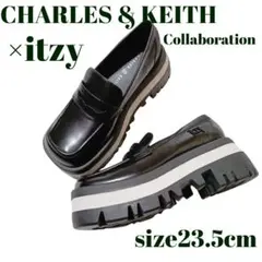未使用級】CHARLES & KEITH ITZY コラボ 黒 23.5cm - メルカリ