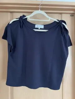 ロペピクニック38サイズM レディース ネイビー 肩出し リボン