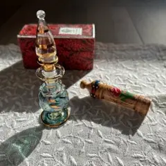 エジプト　ガラス香水瓶　パフュームボトル