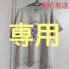 ミニ裏毛切り替えフラワープリントTシャツ サマンサモスモス 半袖 レディースのサムネイル