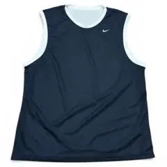 NIKE/ナイキ/リバーシブル/メッシュタンクトップ/紺×白 2026年最新】nike リバーシブル タンクトップの人気アイテム - メルカリ