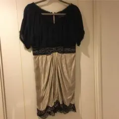 グレースコンチネンタル シルクドレス