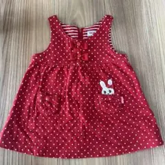 ミキハウスワンピース　80 うさぎ　うさこ
