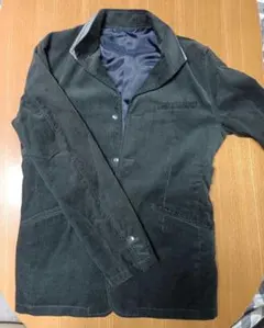 中古　コムサイズム　コーデュロイのジャケット　サイズL　ダークブラウン