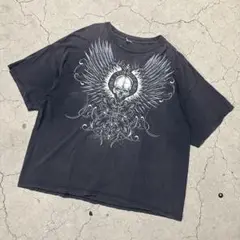 00's ALSTYLE／アルスタイル スカル ウイング Tシャツ