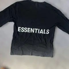 ESSENTIALS 黒 長袖カットソー