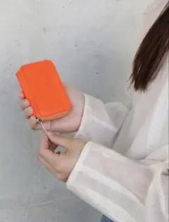 新品未使用♡ NADAYA 本革ミニ財布 オレンジ ナダヤ財布 - メルカリ