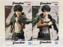 進撃の巨人 グランディスタ エレン＆リヴァイ フィギュア2体セット