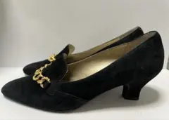 【最終値下げ】YSL 黒 スエード パンプス イヴサンローラン