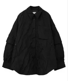 CLANE PADDED CRUMPLY SHIRT JACKET