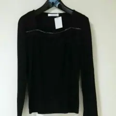 mimica ミミカ 長袖カットソー Ｌサイズ 黒色
