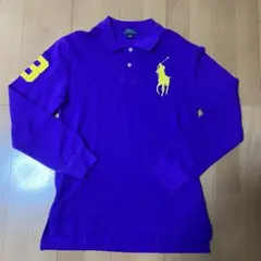 Polo Ralph Lauren 紫 ポロシャツ　ビックポニー