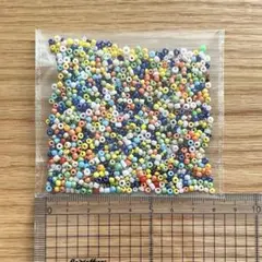 小粒　カラフルビーズ　詰め合わせ