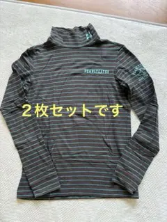 【2枚セット】PEARLY GATES モックネックシャツ 0サイズのサムネイル