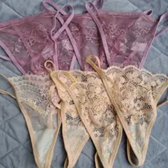 ピンク ベージュ Tバック 8枚セット まとめ売り Mサイズ