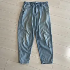 ライトブルー デニムパンツ イージーパンツ