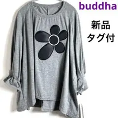 新品タグ付　buddha ゆったり　ラグランスリーブ　チュニック　ワンピース　花