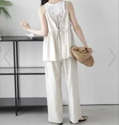 美品✴︎前後2WAYビスチェ×パンツセットアップ