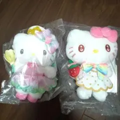 サンリオ　ハローキティ ぬいぐるみマスコット 2個セット