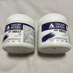 ホルベイン カラージェッソ A864 バイオレット 330ml 2個セットのサムネイル