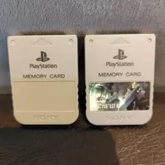 SONY PlayStation1メモリーカード ２枚【動作読み込みOK】日本製