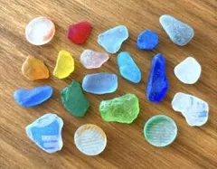 レアカラーシーグラス・シーおはじき