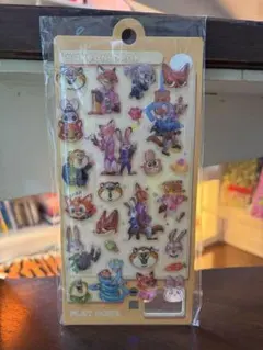 ズートピア　立体3Dシール　ボンボンドロップシール