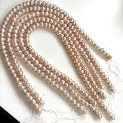 真由美様専用　淡水パール5連セット