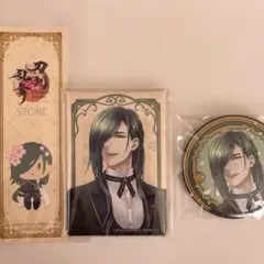 刀剣乱舞 スクエア 缶バッジ 祝装 特典 ステッカー 青江 刀剣乱舞 STORE にっかり青江 スクエア缶バッジ 祝装 - メルカリ