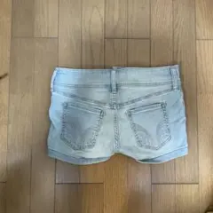 ライトブルーデニムショートパンツ