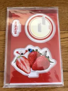 【未開封】パペットスンスン ハッピーくじ アクリルスタンド いちご