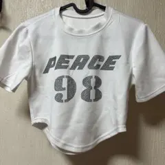 PEACE 98 クロップドTシャツ　夏服まとめ買いおすすめ‼️